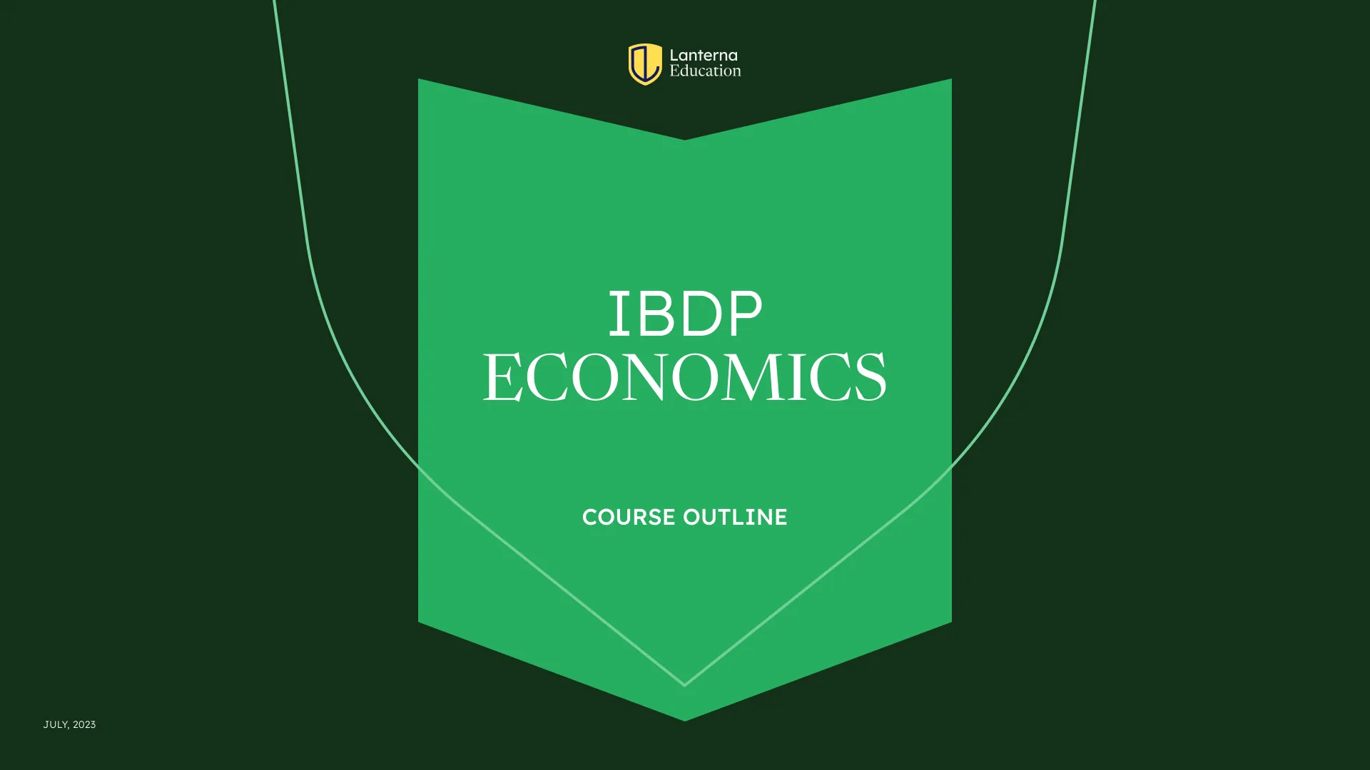 IBDP Economics Course Outline 2023