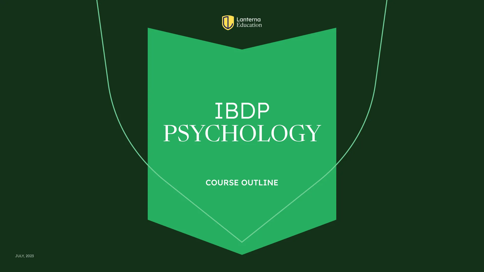IBDP Psychology Course Outline