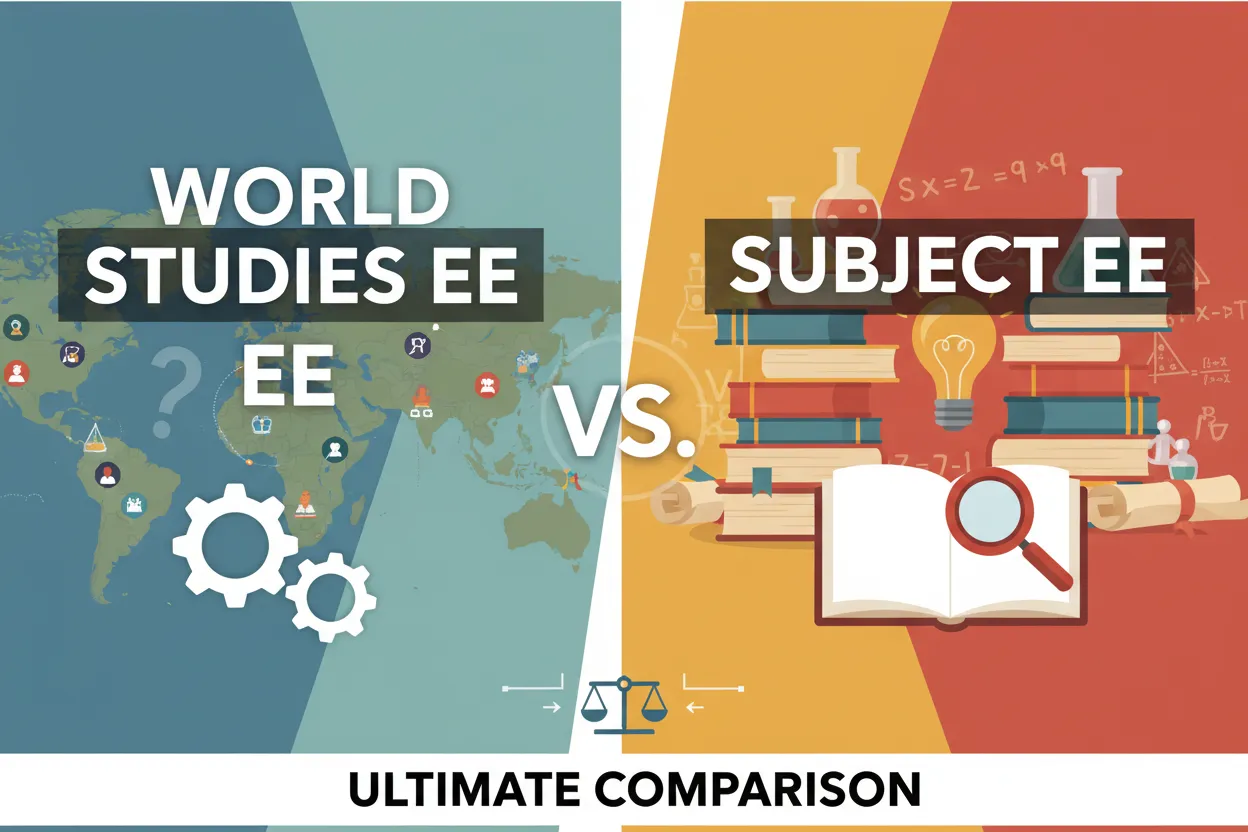 World Study World Studies EE vs. Subject EE: Ultimate Comparison | Lanterna Education