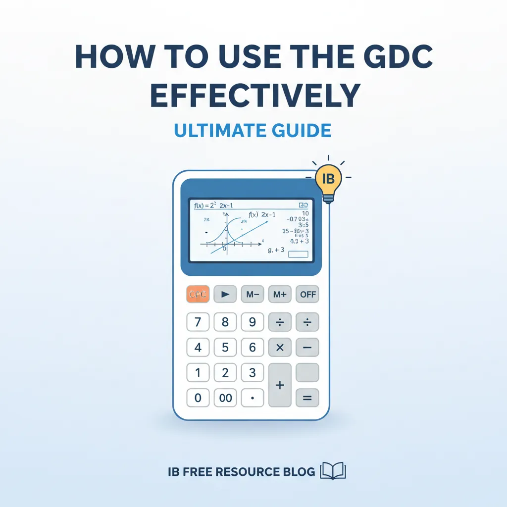 Gdc Out Count Form.pdf Master 5 GDC Functions for IB Math AA/AI 2026 | Lanterna Education